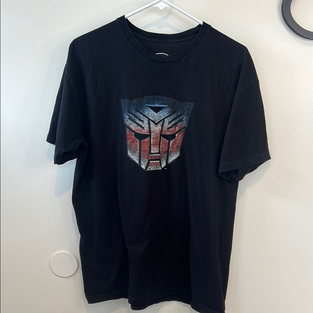 Hasbro Transformers Black T-Shirt Autobots Design